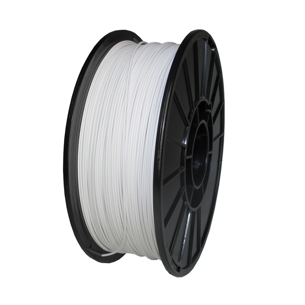 Push Plastic White ABS Filament - 1.75mm (1kg)